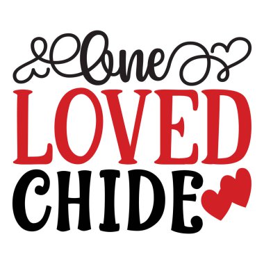 bir sevilen tipografik vektör tasarımı, izole metin, harf kompozisyonu       