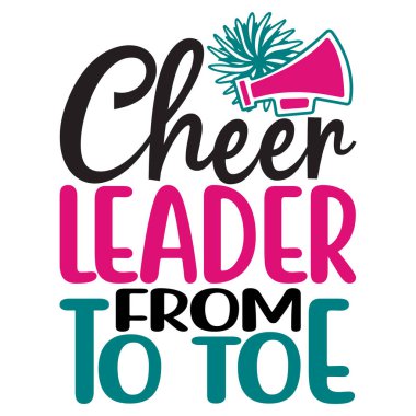 Tepeden tırnağa ponpon kız tasarımı, izole metin, harf kompozisyonu 