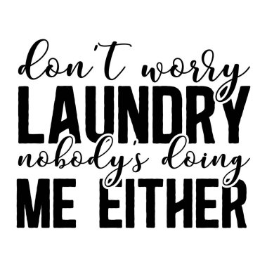 çamaşırhane tipografik vektör tasarımı, izole metin, harf bileşimi 