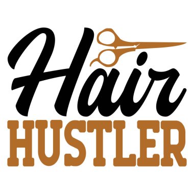 saç fahişeliği tipografik vektör tasarımı, izole metin, harf kompozisyonu