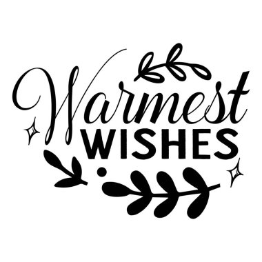 En sıcak istekler tipografik vektör tasarımı, izole metin, harf bileşimi 