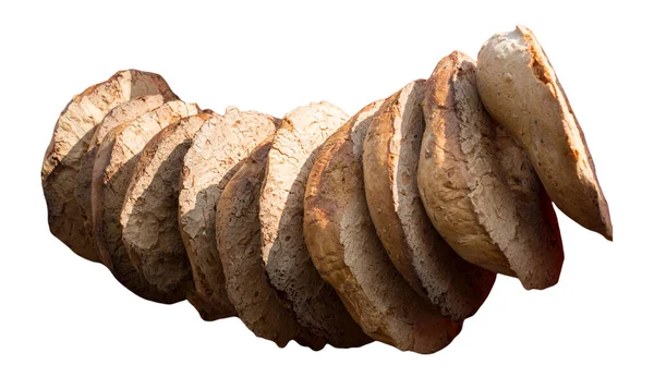 栄養価の高い食べ物のための隔離されたパン — ストック写真