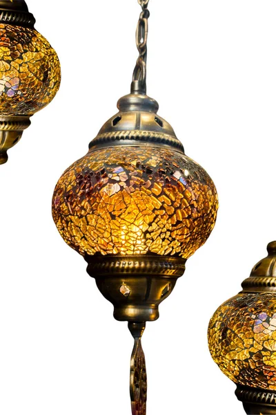 Zamazany Obraz Dekoracyjnych Lamp Oświetleniowych Zewnętrznych Edison — Zdjęcie stockowe