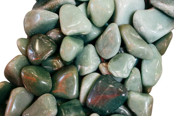 Çalkalanmış Parlak Yarı Değerli Taşlar Mineral Taşlar Şifalı Taş Koleksiyonu — Stok fotoğraf