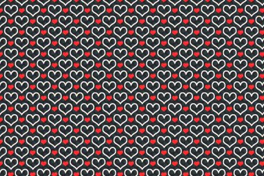 Yaratıcı soyut kalp desenli arkaplan dokusu