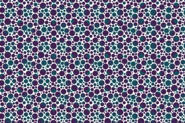 Yaratıcı konsept renkli noktalar arkaplanı. Poster, kart, pankart, boş baloncuk için soyut noktalı tasarım