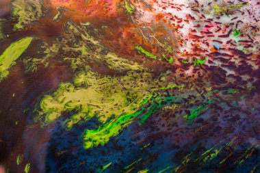 Renkli arkaplanda Grunge soyut boya desenleri