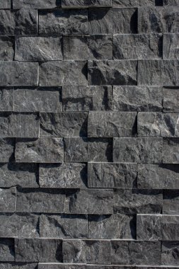 Arkaplan dokusu olarak dekoratif küp taş duvar