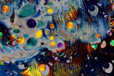 Ebru mermer el yapımı sanat, geleneksel Ebru tekniği. Mermer sanat modellerinin soyut arkaplanı.