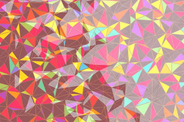 Polygonal Textur Färgglada Livfulla Färger Corporate Abstrakt Geometrisk Bakgrund Polygonal — Stockfoto