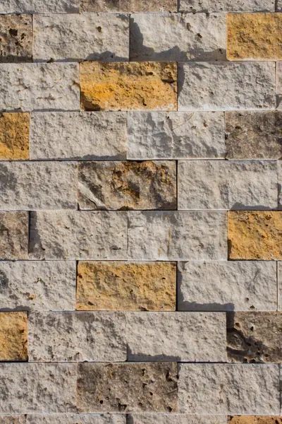 Dekoracyjna Ściana Kamienia Sześciennego Jako Tekstura Tła — Zdjęcie stockowe