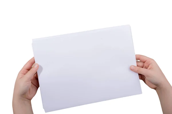 Blank Paper Texture Paper Background Empty Paper Texture Background — Stock fotografie