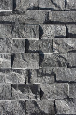 Arkaplan dokusu olarak dekoratif küp taş duvar