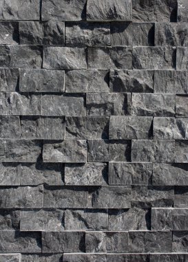 Arkaplan dokusu olarak dekoratif küp taş duvar