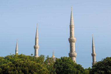 Müslüman camii dini, İslam dini, turizm ve seyahat kavramları minaresi