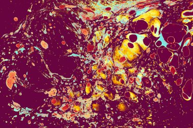 Kumaş için soyut yaratıcı mermer desen. Yazdırma için Ebru mermer efekt yüzey deseni tasarımı