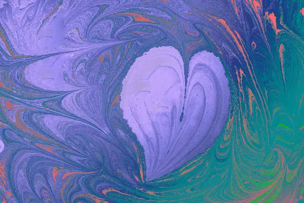Абстрактный Мраморный Узор Ткани Дизайна Сердце Любовь Романтическое Понятие — стоковое фото