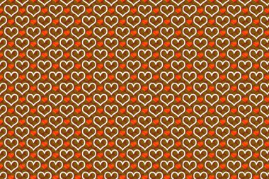 Yaratıcı soyut kalp desenli arkaplan dokusu