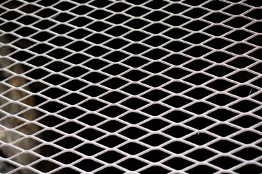 Soyut desenli metal ızgara dokusu arkaplanı