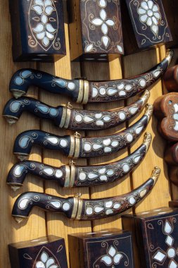 Osmanlı Türk tarzı Hançerler inci dişlerin anası ile