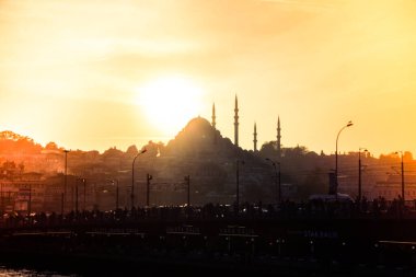 Şehir silüeti. Seyahat hindi arka planı. Kentsel panoramik görünüm