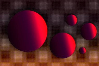 Modern fütüristik soyut geometrik küre gradyan şekiller