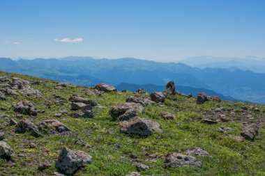 Artvin yaylaları Kuzey Doğu Türkiye'den panoramik Dağ Manzaralı