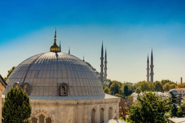 İstanbul, Türkiye 'de Osmanlı mimarisinde kubbenin dış görünümü
