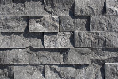 Arkaplan dokusu olarak dekoratif küp taş duvar