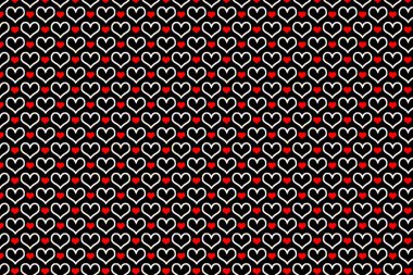 Yaratıcı soyut kalp desenli arkaplan dokusu