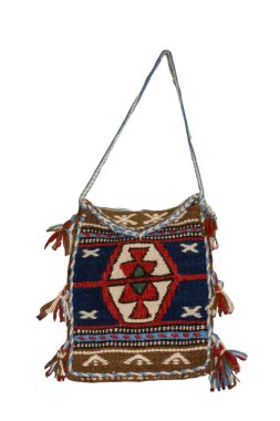 Türkiye 'den hatıra olarak geleneksel süslemeli el çantası