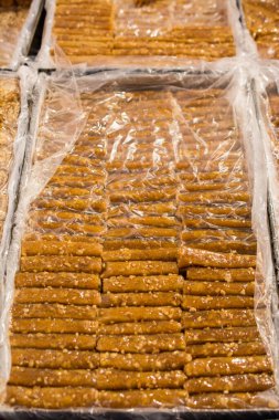 Türk stili meyve hamuru atıştırmalık olarak kurutuldu