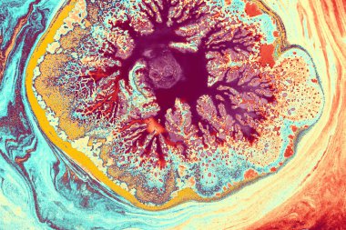 Kumaş, tasarım arkaplan dokusu için soyut yaratıcı mermer desen