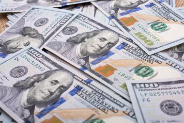 Bize banknot dolar etrafında yere yaymak