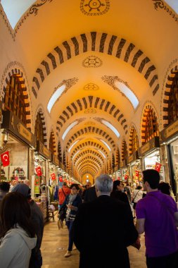 Grand Bazaar, Türkiye, dünyanın en büyük ve en eski kapalı pazarlarından biri..