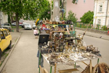 Kiev Ukrayna kökenli Andreevsky görünümünden