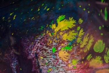 Renkli arkaplanda Grunge soyut boya desenleri