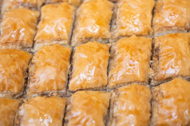 İstanbul 'dan geleneksel Türk tatlıları Baklava