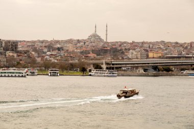 İstanbul Altın Boynuzu 'ndan bir manzara