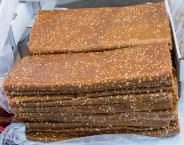 Türk stili meyve hamuru atıştırmalık olarak kurutuldu