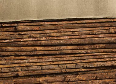 Ahşap kalaslar ahşap arka plan dokusu olarak