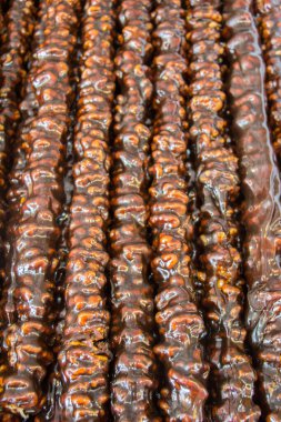 Türk stili meyve hamuru atıştırmalık olarak kurutuldu