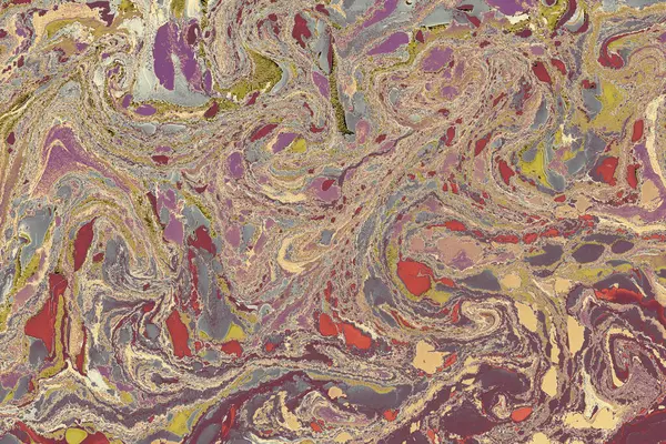 Stock image Abstract creative marbling pattern for fabric. Ebru marble effect surface pattern design for print