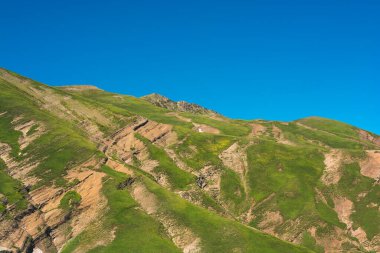 Türkiye 'nin Artvin dağlarındaki dağların manzarası