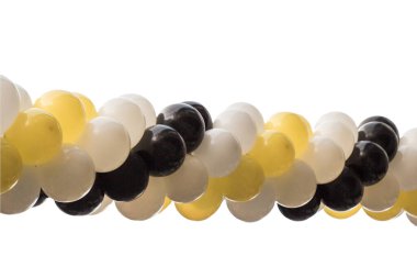 Bunch of balloons isolated on white background  for birthday and party.