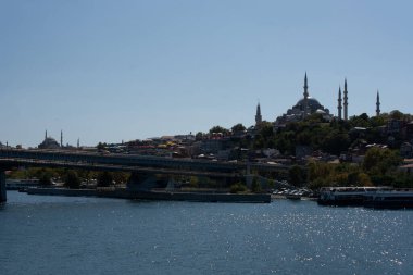 İstanbul 'da Süleyman Camii' nin Wiew of Süleyman