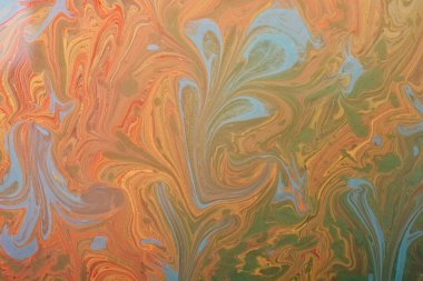 Soyut boyalı yaratıcı ebru sanat arka planı. Mermer desen desenleri