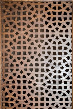 Tahtada geometrik desenli Osmanlı Türk sanatı