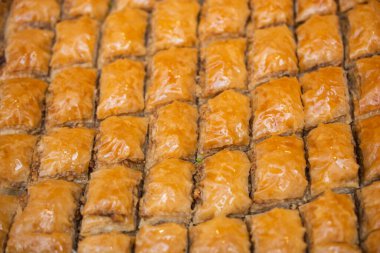 İstanbul 'dan geleneksel Türk tatlıları Baklava