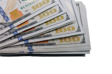 Amerikan para birimi konsepti, dolar banknotları, Amerikan para birimi konsepti. Dolar nakit geçmişi.